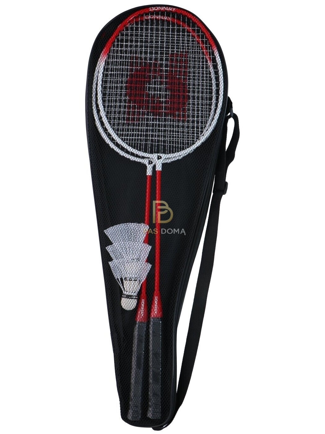 Badmintono rinkinys 66 × 20 cm su transportavimo krepšiu 6