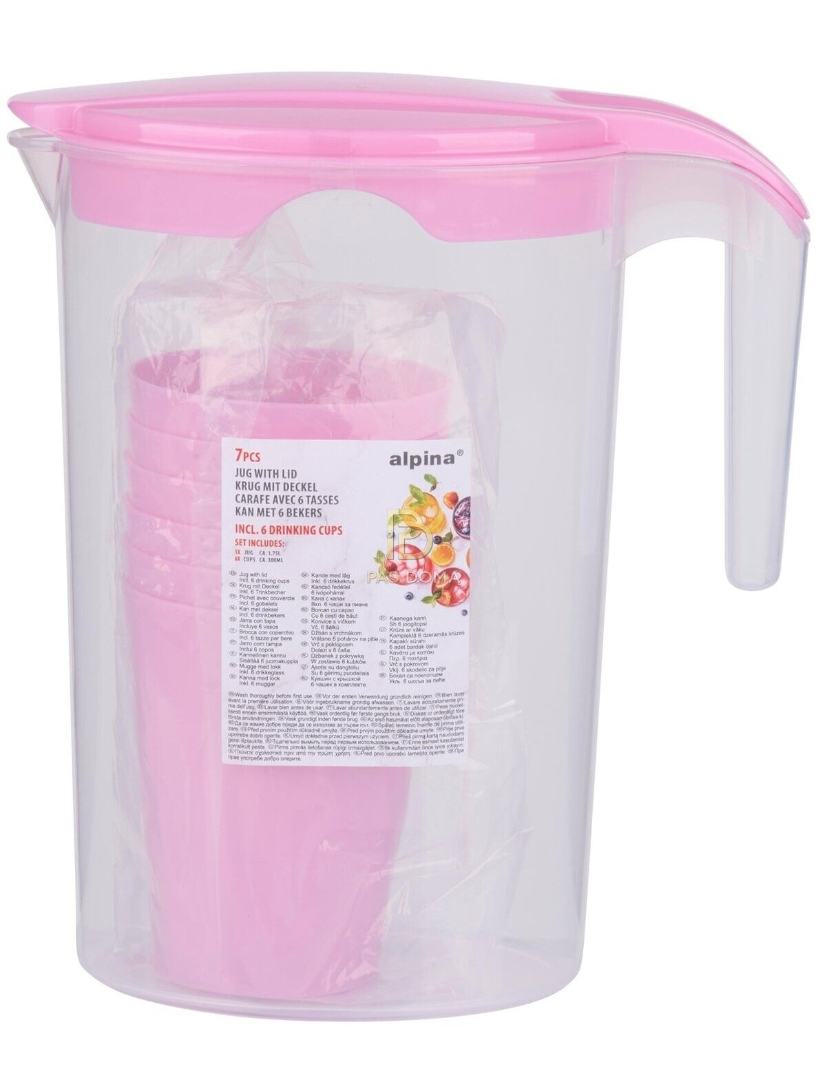 ALPINA Ąsotis su Puodeliais 1,75 l / 300 ml (10 x 20 x 22 cm) 6