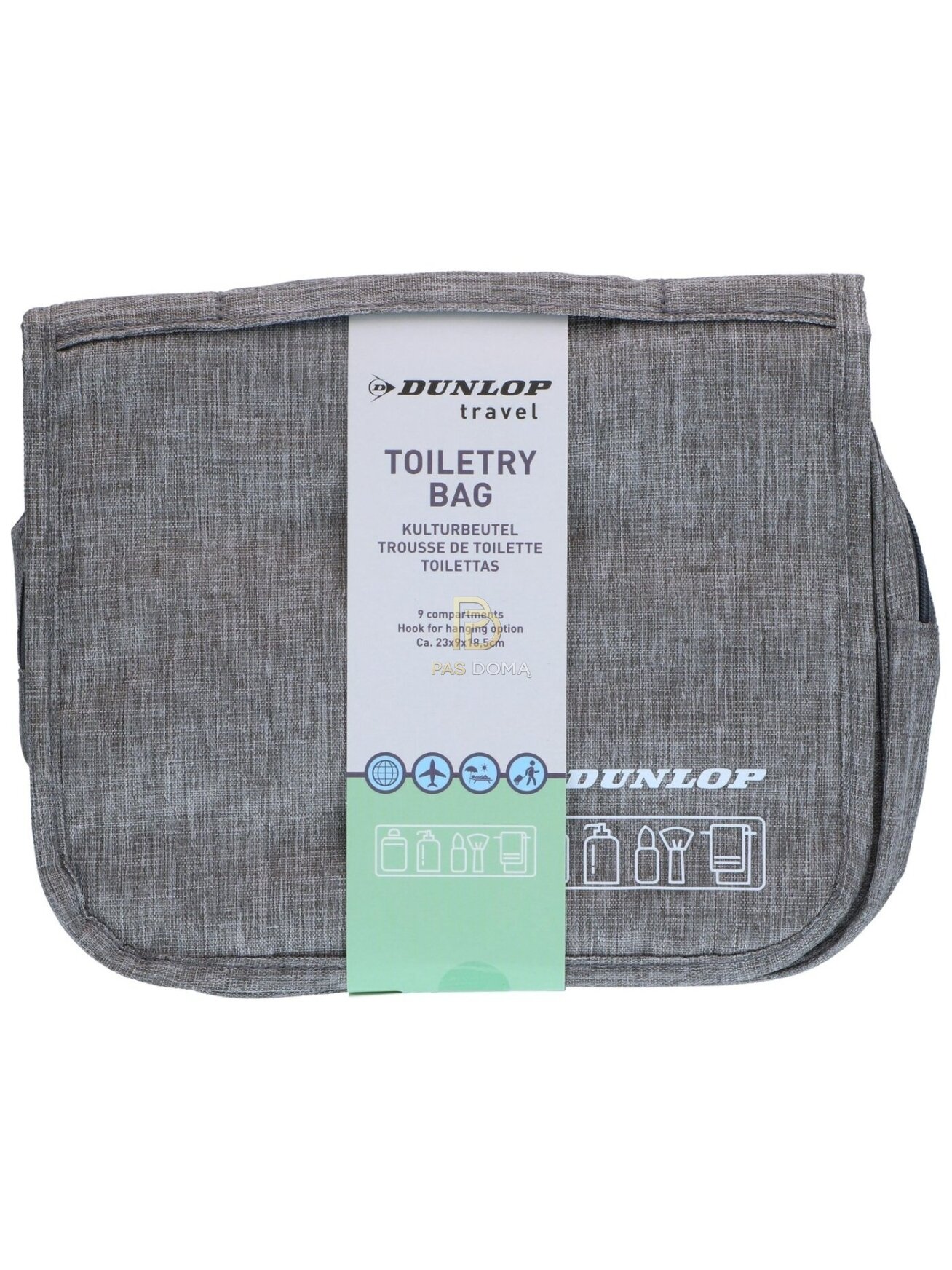 DUNLOP Tualeto reikmenų kosmetinė 23 x 9 x 18,5 cm 3
