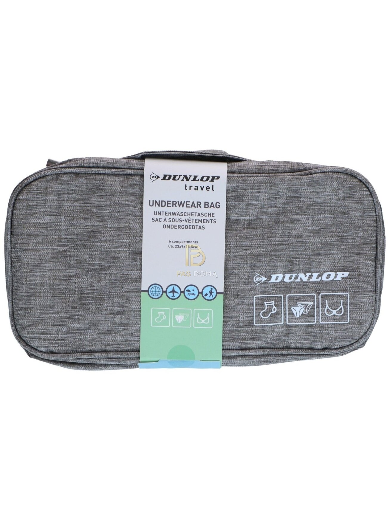DUNLOP Kelioninis apatinių drabužių dėklas 27 x 14 x 9,5 cm 3