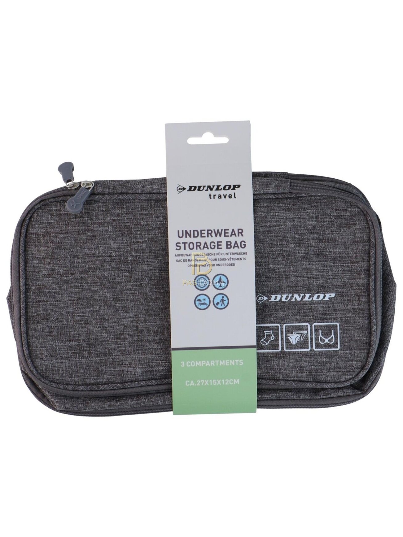 DUNLOP apatinių drabužių ir aksesuarų kelioninis organizatorius 28 × 16 × 9,5 cm 3
