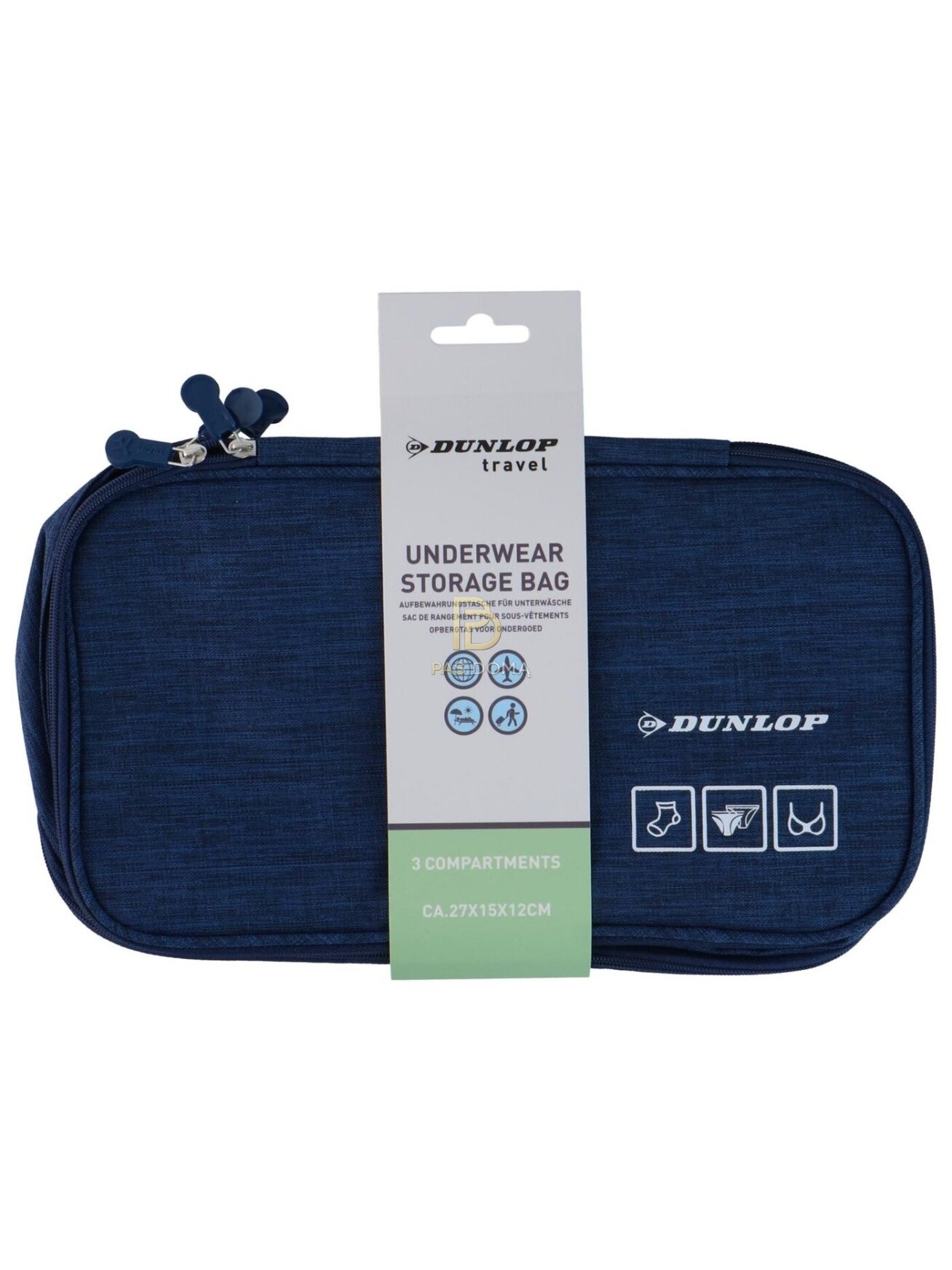 DUNLOP apatinių drabužių ir aksesuarų kelioninis organizatorius 28 × 16 × 9,5 cm 2