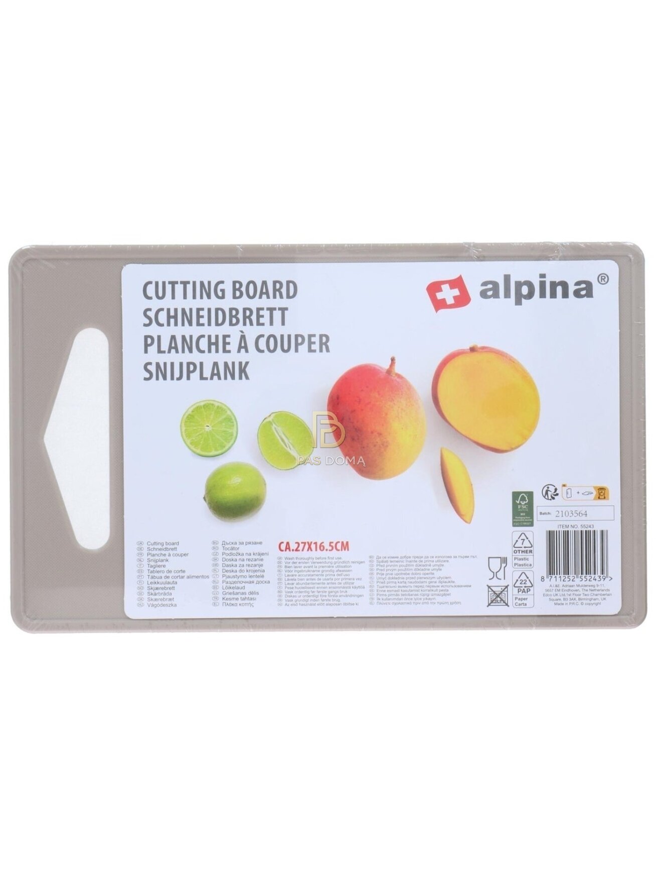ALPINA Pjaustymo Lentelė 27 x 16,5 cm 7
