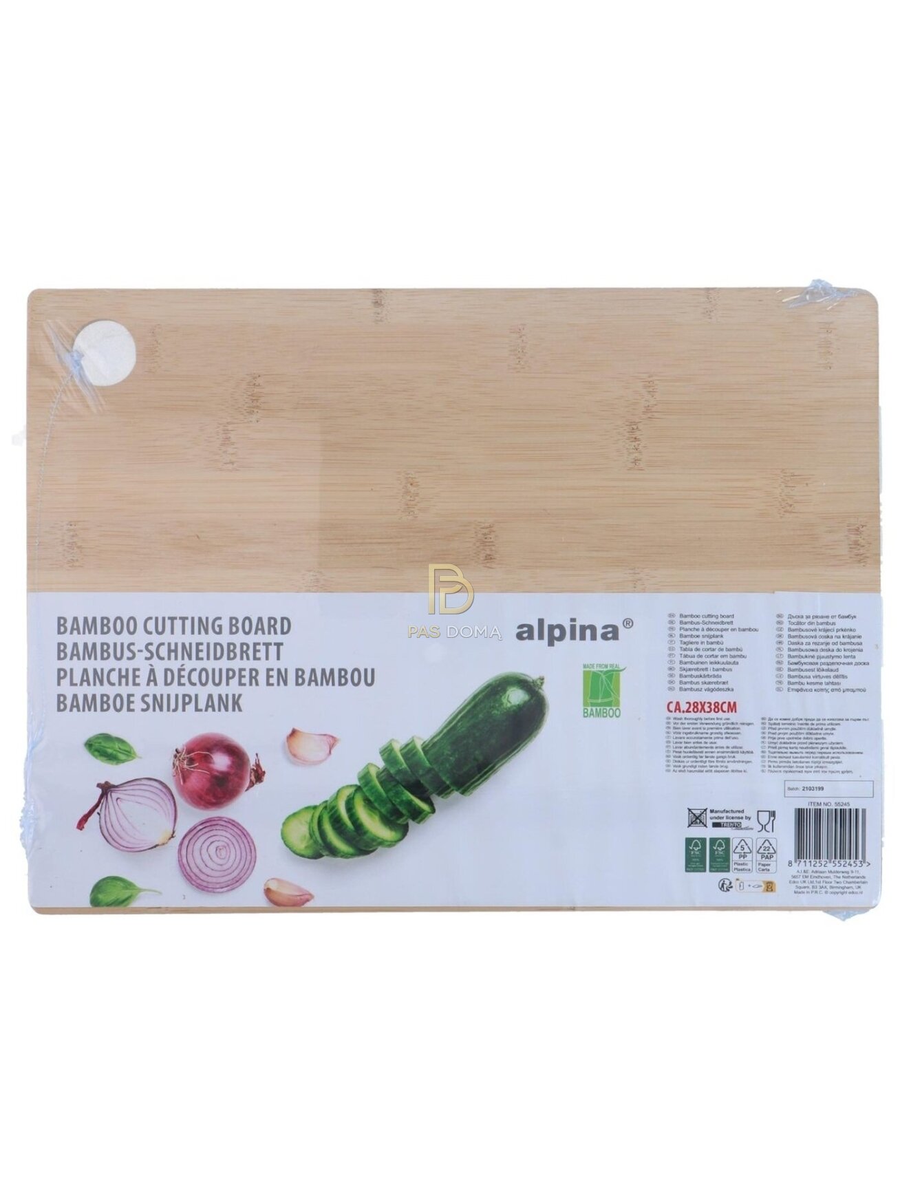 ALPINA Pjaustymo Lentelė 28 x 38 cm 5
