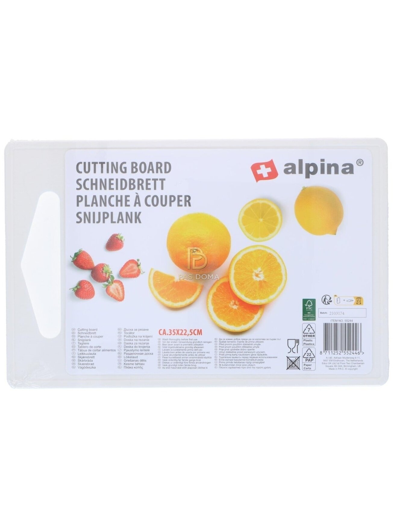 ALPINA Pjaustymo Lentelė 35 x 22,5 cm 4