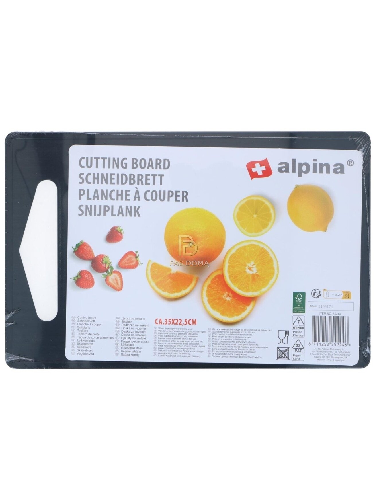 ALPINA Pjaustymo Lentelė 35 x 22,5 cm 6