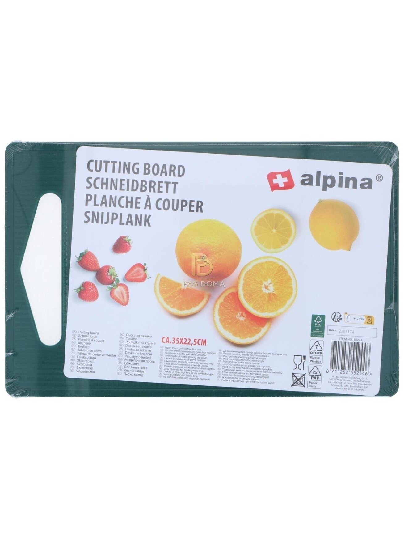 ALPINA Pjaustymo Lentelė 35 x 22,5 cm 11