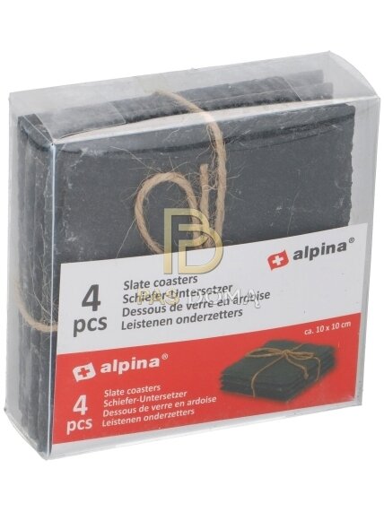 Skalūno padėkliukų rinkinys – 4 vnt. (10 × 10 cm) 1