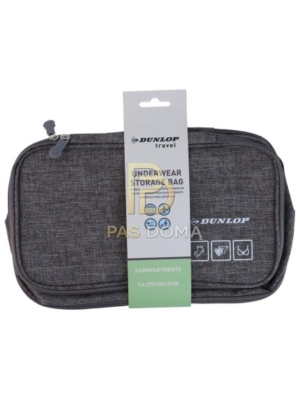 DUNLOP apatinių drabužių ir aksesuarų kelioninis organizatorius 28 × 16 × 9,5 cm 3