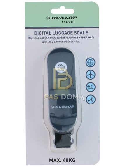 DUNLOP skaitmeninės bagažo svarstyklės iki 40 kg 2
