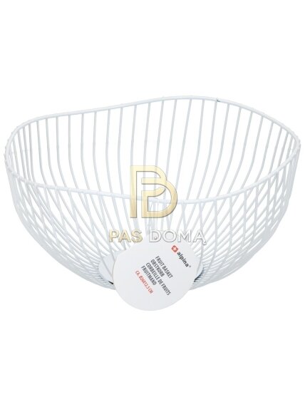 ALPINA vaisių dubuo Ø26 cm, juodas / baltas 2
