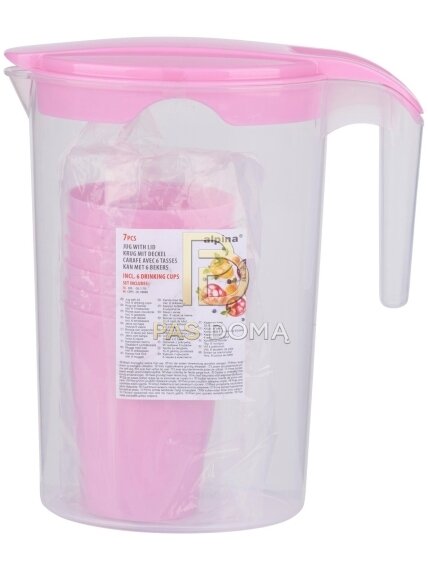 ALPINA Ąsotis su Puodeliais 1,75 l / 300 ml (10 x 20 x 22 cm) 6