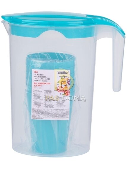 ALPINA Ąsotis su Puodeliais 1,75 l / 300 ml (10 x 20 x 22 cm) 8