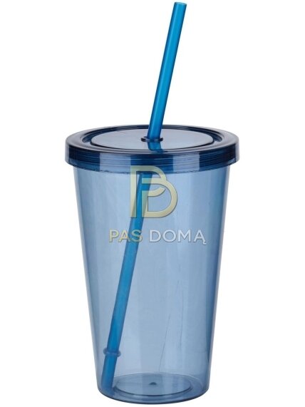ALPINA Gėrimų Puodelis 500 ml su Šiaudeliu 1