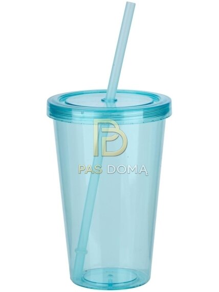 ALPINA Gėrimų Puodelis 500 ml su Šiaudeliu 3