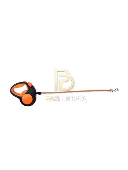 Automatinis pavadėlis šunims 5 m su šviečiančia juosta 2