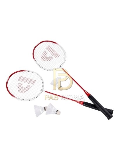 Badmintono rinkinys 66 × 20 cm su transportavimo krepšiu 7