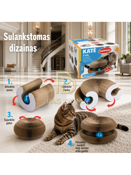 Sulankstoma draskyklė katėms 9