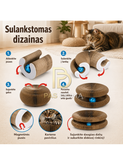Sulankstoma draskyklė katėms 10