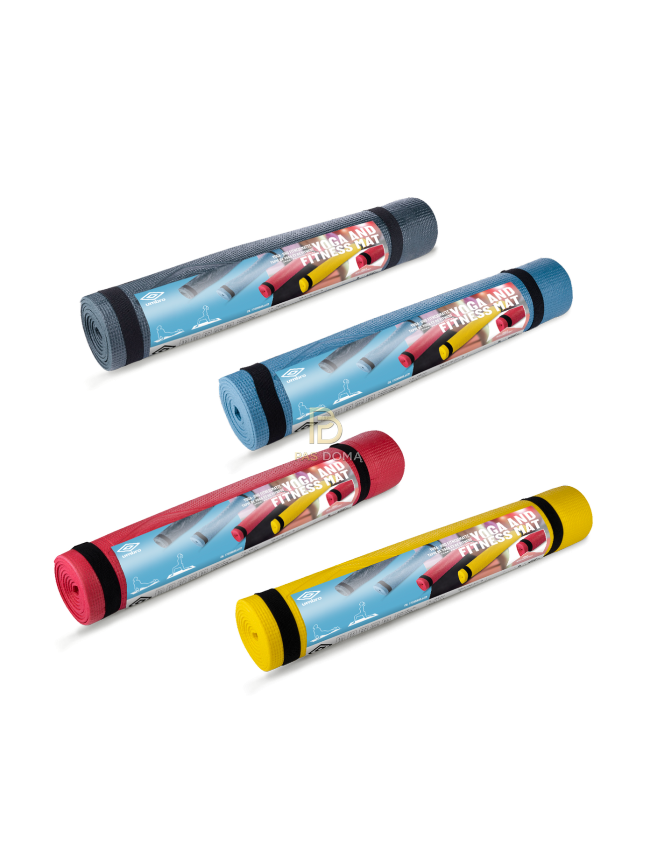UMBRO Jogos ir fitneso kilimėlis 173 x 58 x 0,4 cm