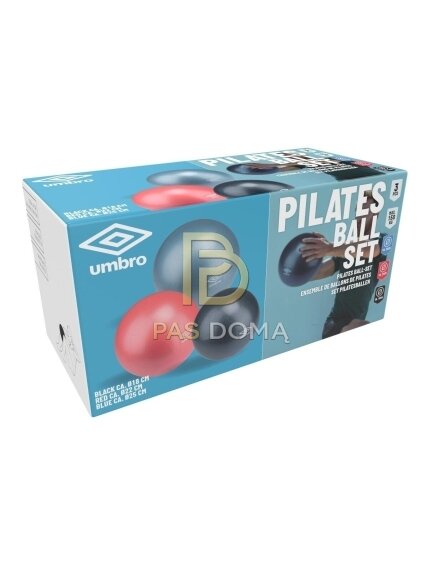 UMBRO Treniruočių kamuoliukų rinkinys Ø 18 / 22 / 25 cm 7